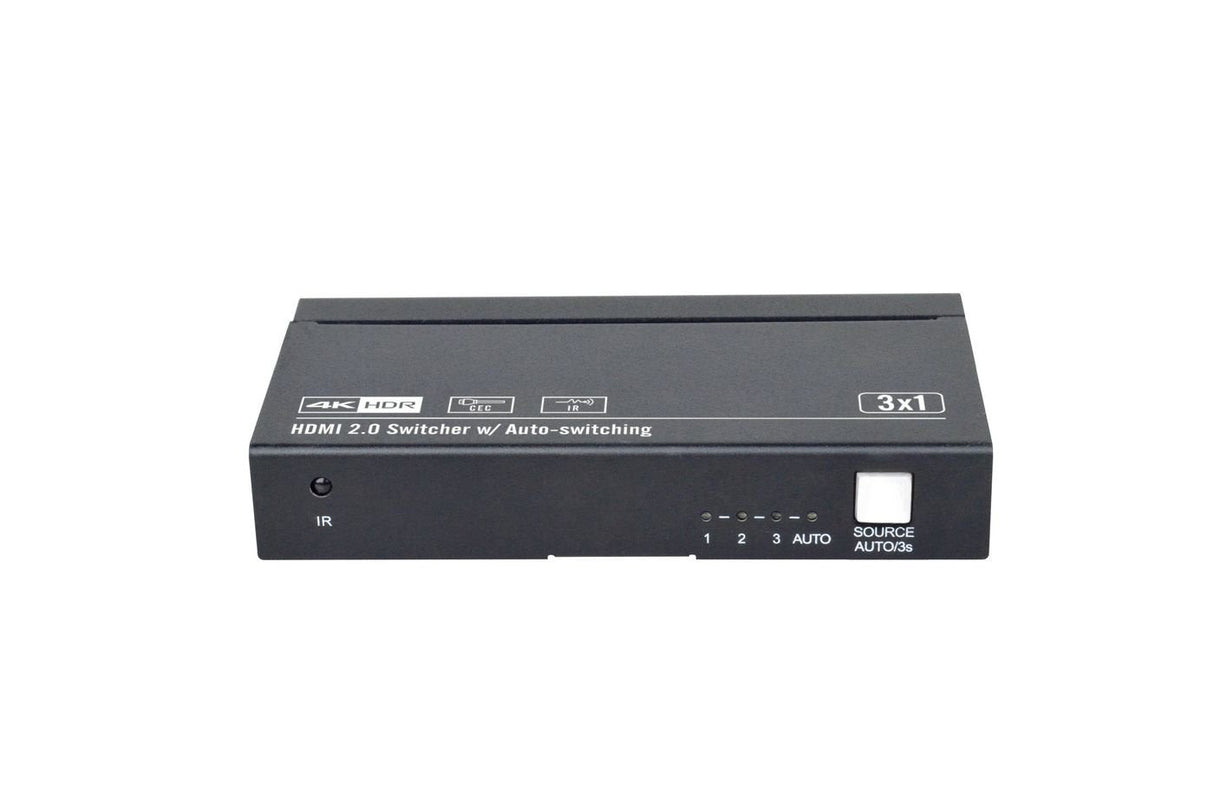 Hdmi Switcher 3x1 8k@60hz  With Cec And Ir