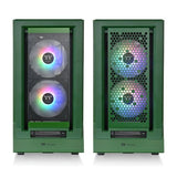 Caja Pc Thermaltake Ceres 350 Mx Verde Oscuro Vidrio Templado X 2 Ca-1z3-00mcwn-00