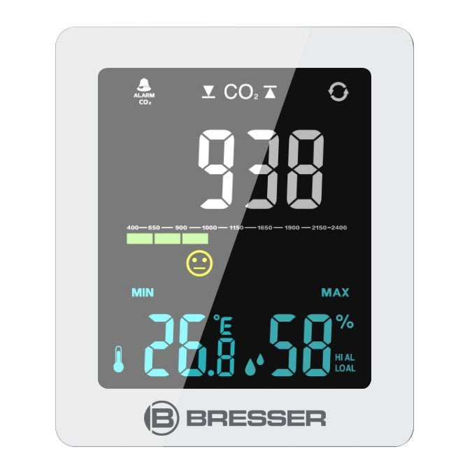EAN 4007922071381 - Bresser Optics 7004020GYE000 medidor de calidad del aire Blanco imagen 2