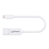 Manhattan Adaptador De Usb Tipo C A Red Gigabit Usb Superspeed 3.2 Generación 1; 10/100/1000 Mbps Gigabit Ethernet