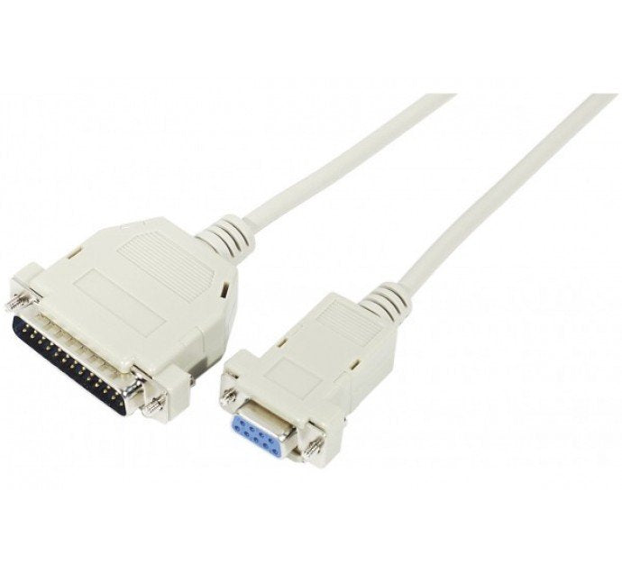Cable Null Modem Db9h-Db25m En