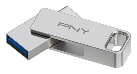 EAN 0751492681719 - PNY DUO LINK unidad flash USB 128 GB USB Type-A / USB Type-C 3.2 Gen 1 (3.1 Gen 1) Acero inoxidable imagen 2