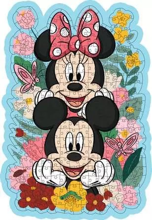 Puzzle  Ravensburger De Madera Disney Mickey Y Minnie 300 Piezas 12000762