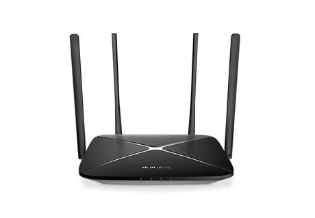 EAN 6935364099787 - Mercusys AC12G router inalámbrico Gigabit Ethernet Doble banda (2,4 GHz / 5 GHz) Negro imagen 1