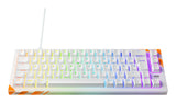 Cherry K5 Pro Tmr Compact, Con Cable, Usb, Mechanischer Switch, Qwerty, Rgb-Led, Naranja, Blanco