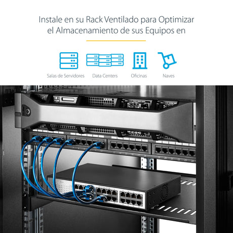 EAN 0065030867306 - StarTech.com CABSHELFV1U accesorio de bastidor Cajón metálico para rack imagen 4