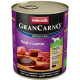 Animonda Grancarno Adult Sabor: Ternera Y Cordero 800g - Comida Húmeda Para Perros
