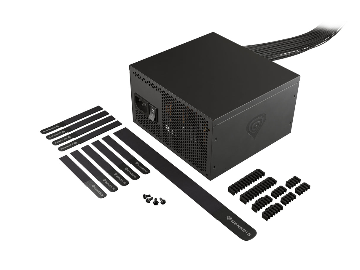 Fuente De Alimentación Genesis Nihon 750nm  750 W 20+4 Pin Atx Atx Negro