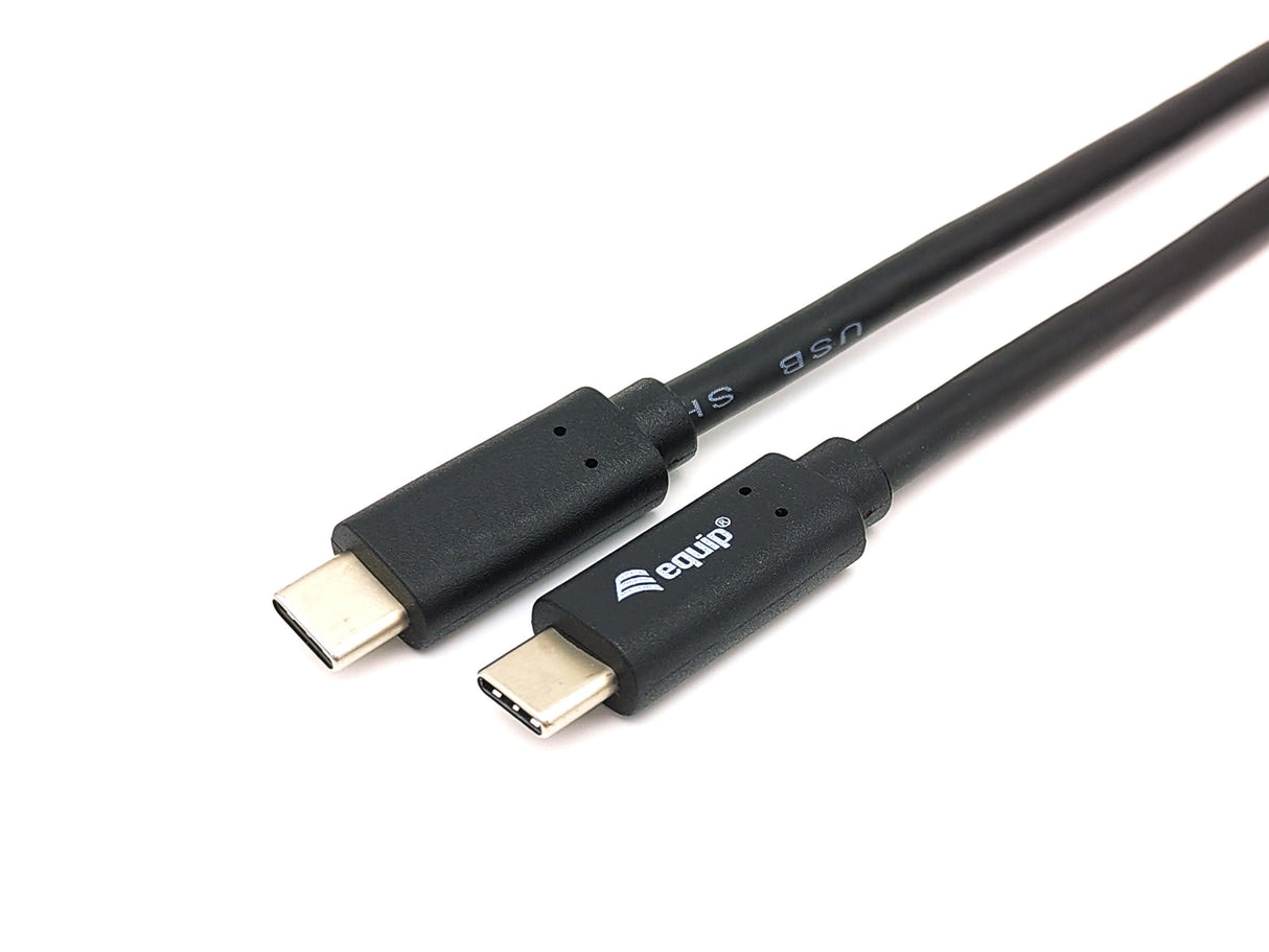 Equip Cable Usb-C3.2->C Gen1 Pd60w M M 0.50m Negro