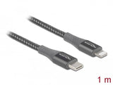 Delock Cable Datos Y Carga  Usb Tipo-C A Lightning Para Apple 1 M Mfi