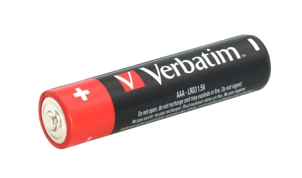 Pilas Verbatim Alcalinas Power Aaa - 4 Piezas