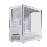 Caja Pc Atx Semitorre Einarex S500 Core C-Templado Blanca Excs-Pr-500c-W