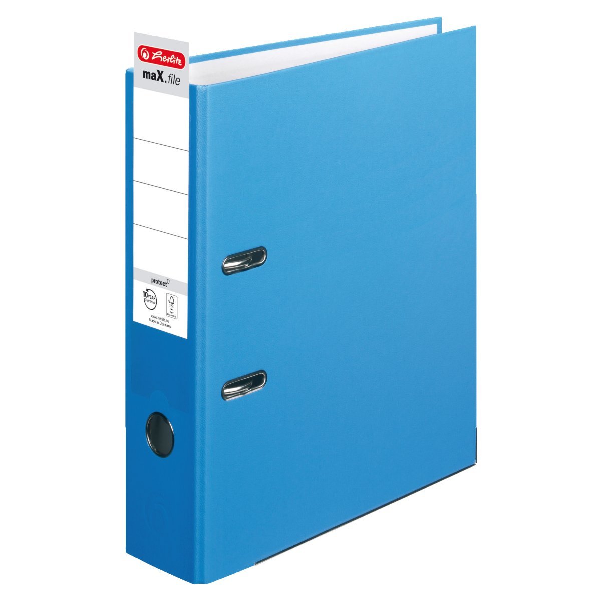 Herlitz 10094837 Carpeta De Cartón Azul