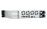 Qnap Ts-H1073bxeu-Rp-8g Nas System 8+2-Bay Nvme Ssd Sata Nas Redundante Fuente De Alimentación