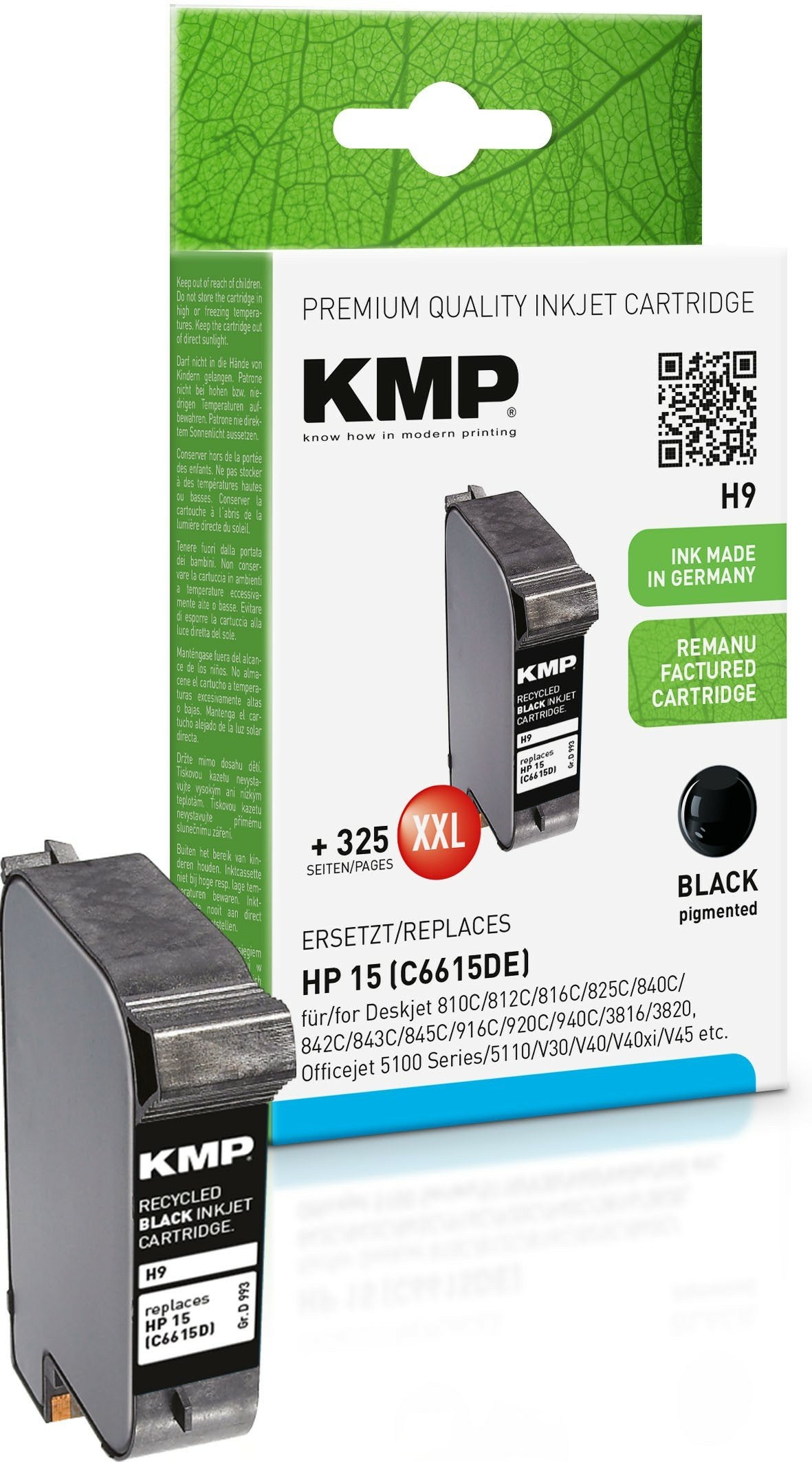 Kmp H9 Negro 1 Pieza(S)