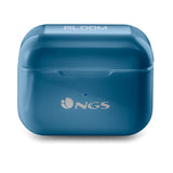 Auriculares Bluetooth Ngs Ártica Bloom Con Estuche De Carga Autonomía 6h Azules