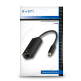 Ewent Ew9828 Adaptador Usb-C -> Ethernet 5000 Mbit/S