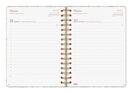 EAN 8422952405542 - Finocam 760063026 agenda Agenda semanal Verde, Multicolor imagen 5