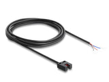 Delock Barrera Fotoeléctrica De Horquilla 5 Mm Tipo U Con 4 X Offenen Extremos De Cable Npn L D Conmutable 2 M