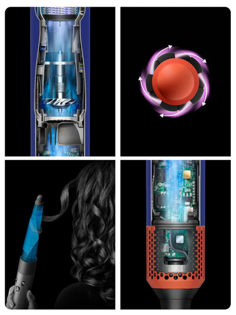 EAN 5025155099070 - Dyson Airwrap i.d. Herramienta de peinado con múltiples accesorios Caliente Negro, Naranja, Verde azulado imagen 10
