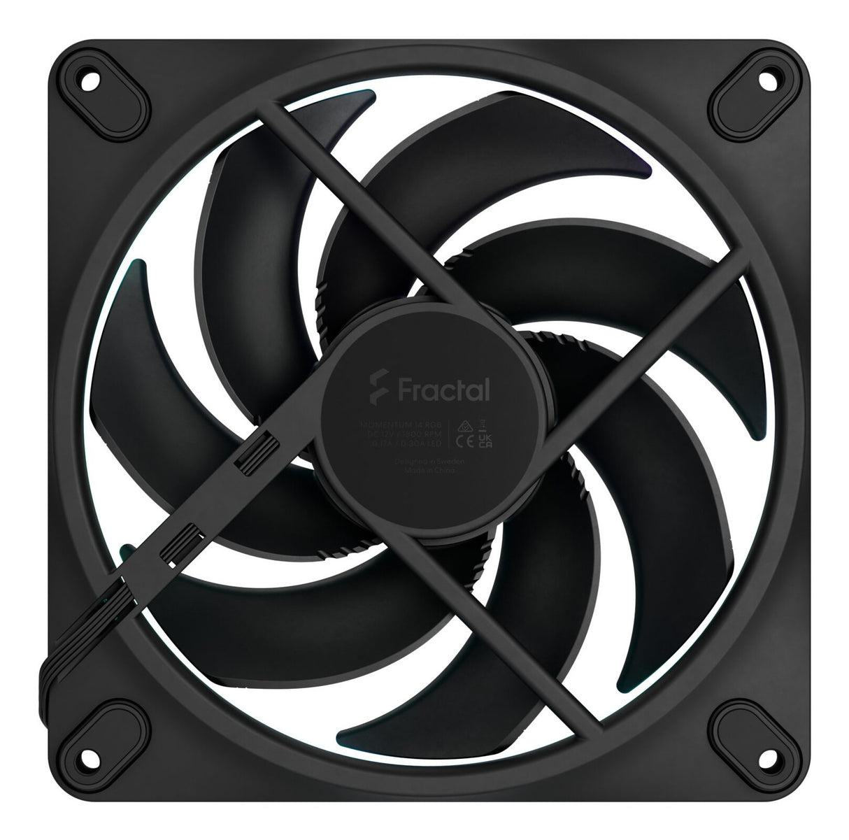 EAN 7340172708902 - Fractal Design Momentum 14 RGB Carcasa del ordenador Ventilador 14 cm Negro 1 pieza(s) imagen 5