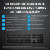 EAN 5715328187412 - HP 975 USB+BT Dual-Mode Wireless Keyboard teclado RF Wireless + Bluetooth Negro imagen 3