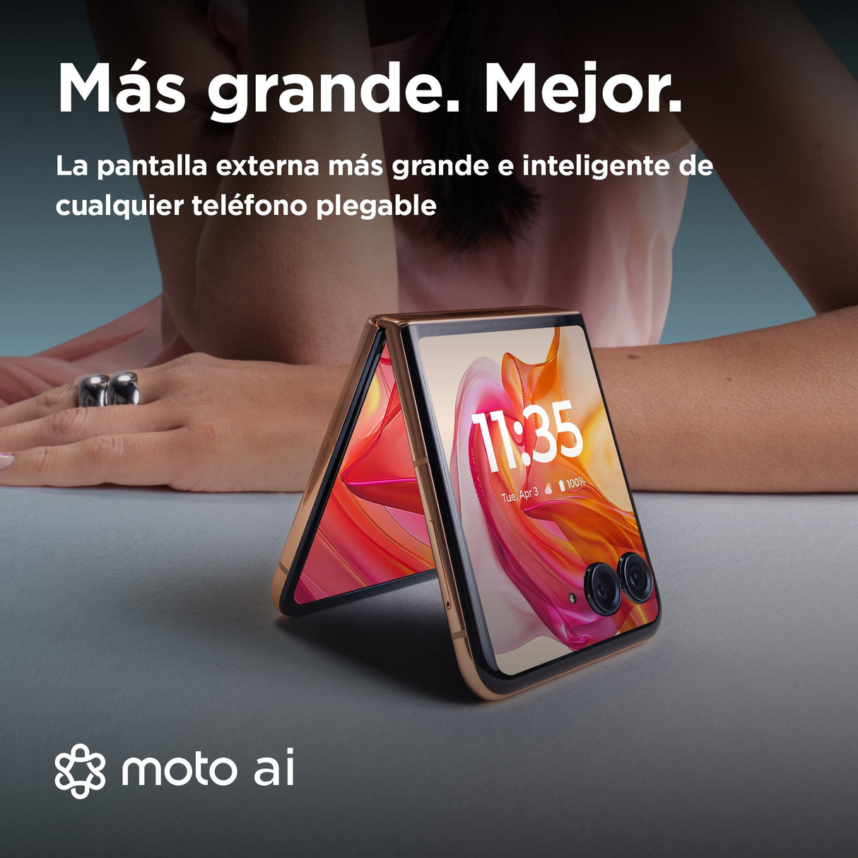 EAN 0840023264436 - Motorola razr 50 ultra 17,5 cm (6.9") SIM doble Android 14 5G USB Tipo C 12 GB 512 GB 4000 mAh Durazno imagen 17