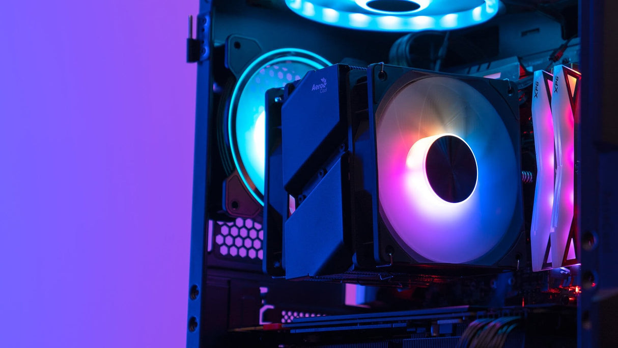 Ventilador Procesador Aerocool Rime 4 Dual Rgb (Negro)