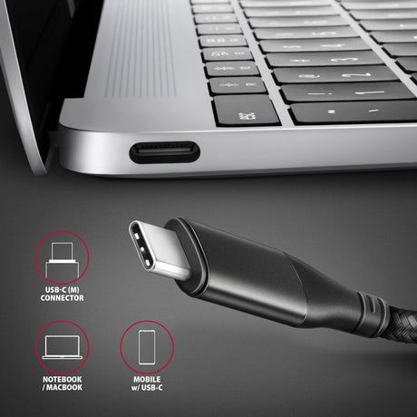 EAN 8595247907158 - Axagon RVC-HI2MC adaptador de cable de vídeo 1,8 m USB Tipo C HDMI Negro imagen 8