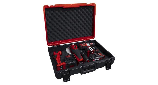 Einhell E-Box M55 /40, Caja De Herramientas (Negro Rojo) 4530049