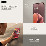 EAN 0840493630557 - Motorola edge 70 pro 17,2 cm (6.78") SIM doble Android 16.0 5G USB Tipo C 8 GB 256 GB 6500 mAh Burdeos imagen 10