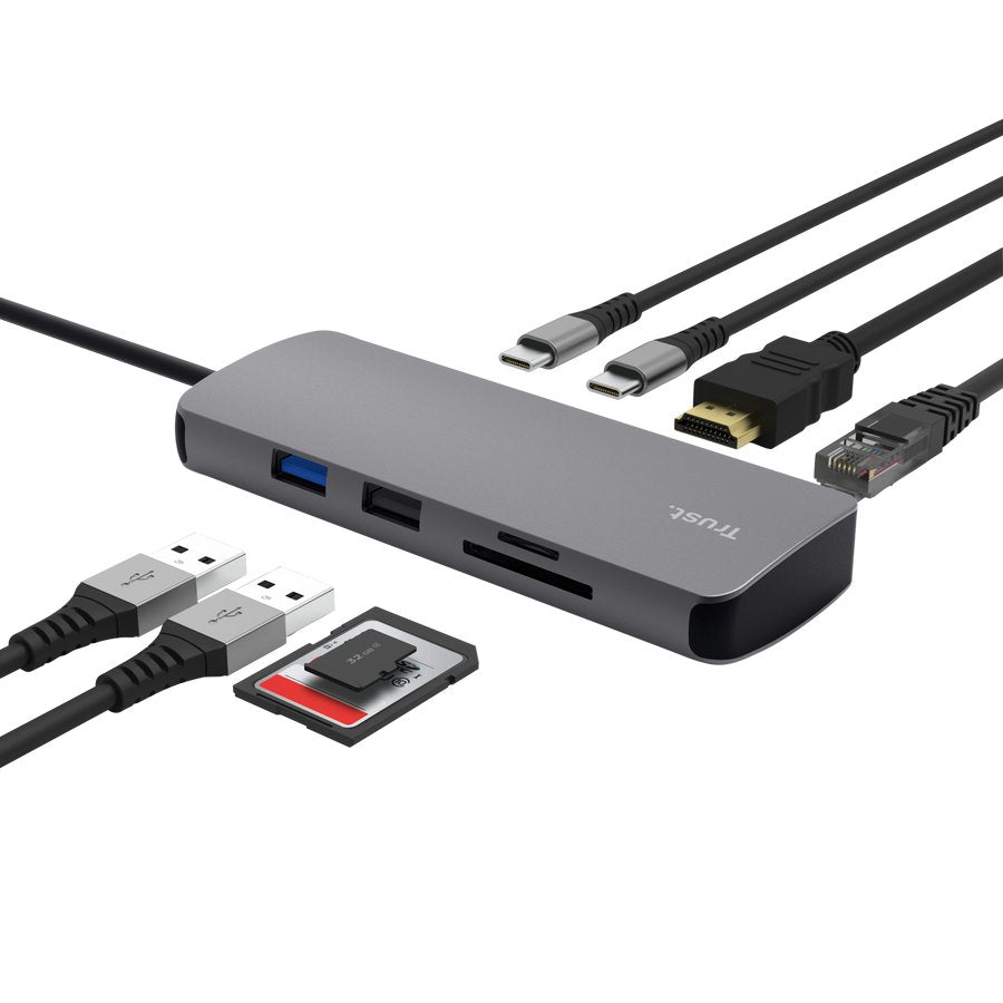 EAN 8713439256727 - Trust 25672 hub de interfaz USB Tipo C Gris imagen 2