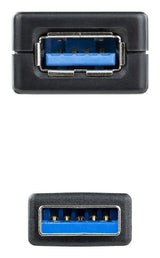 EAN 8433281008250 - Nanocable 10.01.0313 cable USB USB 3.2 Gen 1 (3.1 Gen 1) USB A Negro imagen 4