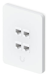 Universal Keystone Wall Plate  With Paintable Cover For A