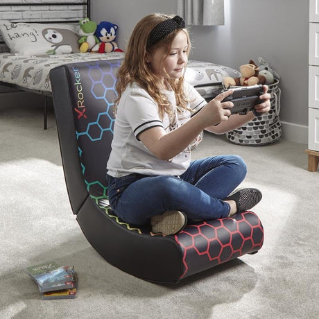 EAN 94338513028 - X Rocker Neo Hex Edition Silla gaming Asiento acolchado tapizado Negro imagen 3