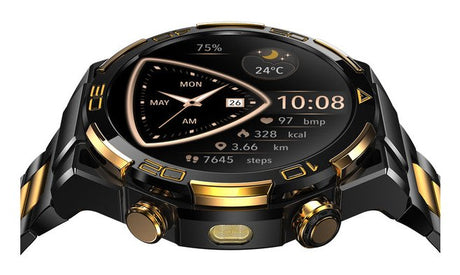 EAN 6931548325796 - Blackview W90 Pro 3,63 cm (1.43") AMOLED 48.6 mm Digital 466 x 466 Pixeles Pantalla táctil Negro, Oro GPS imagen 5