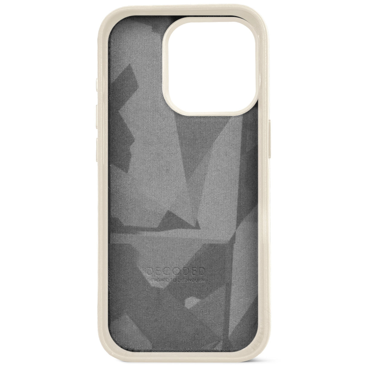 Decoded Leather Backcover For Iphone 15 Pro Clay