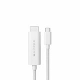 Cable Hyper 4k Usb-C A Hdmi - Blanco