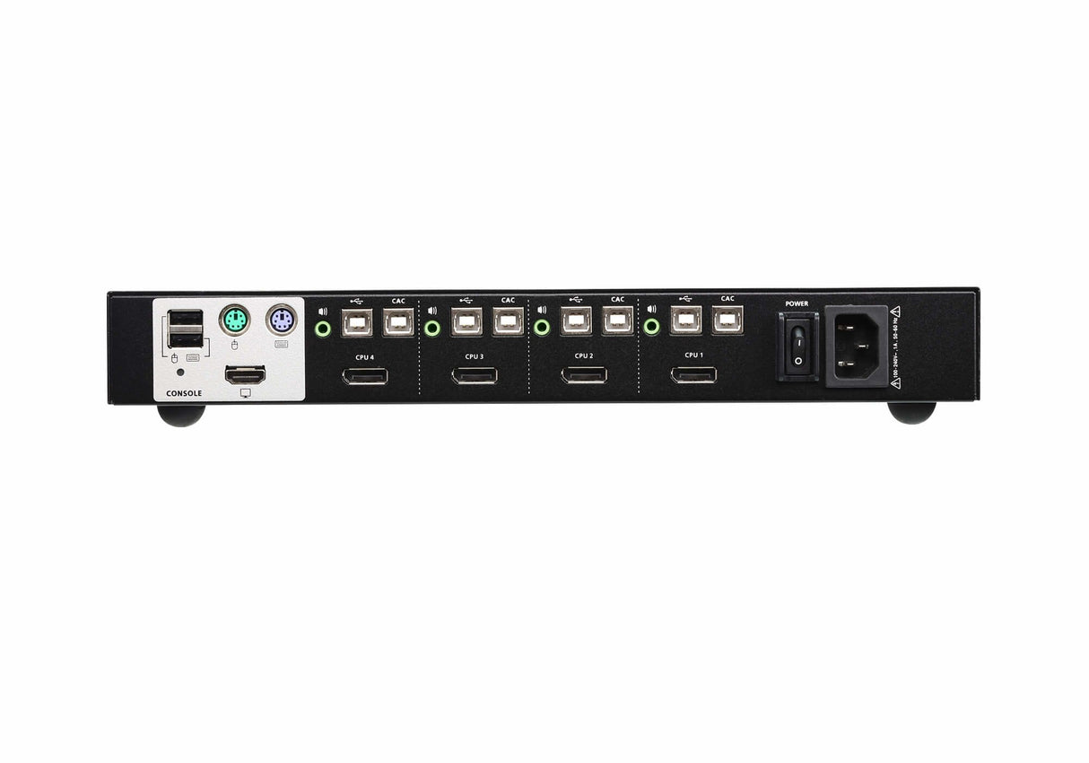 4-Port Usb - Ps/2 4k Displayport Secure Kvm Switch (Pss Pp V3.0 Compliant)