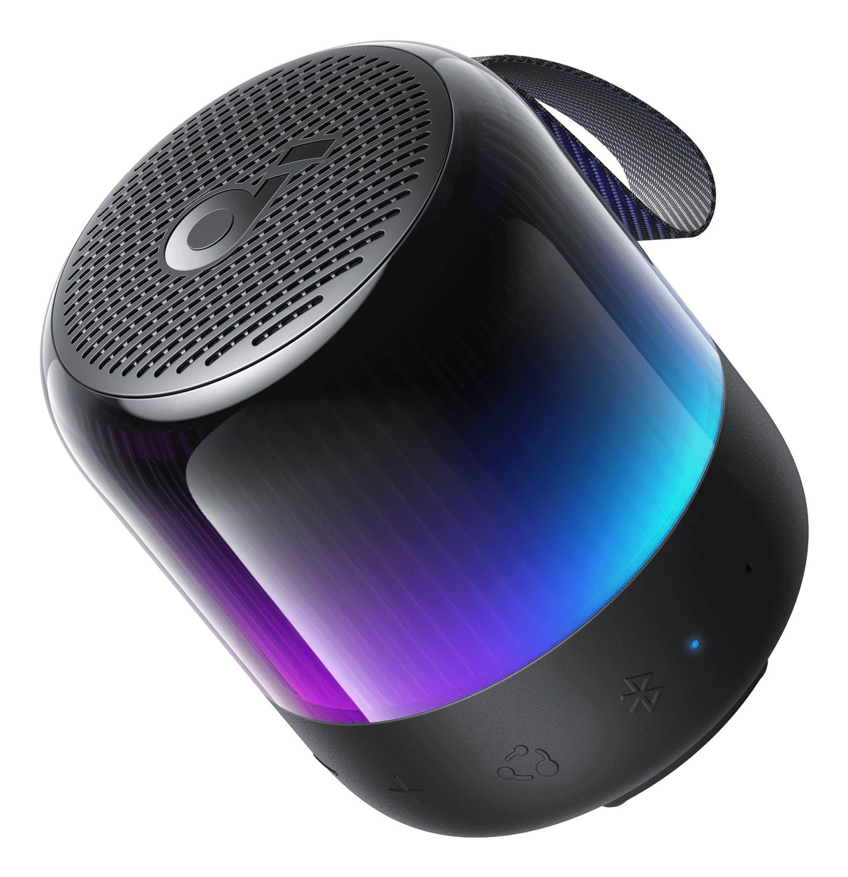Altavoz  Soundcore Glow Mini Rgb Negro  Bluetooth