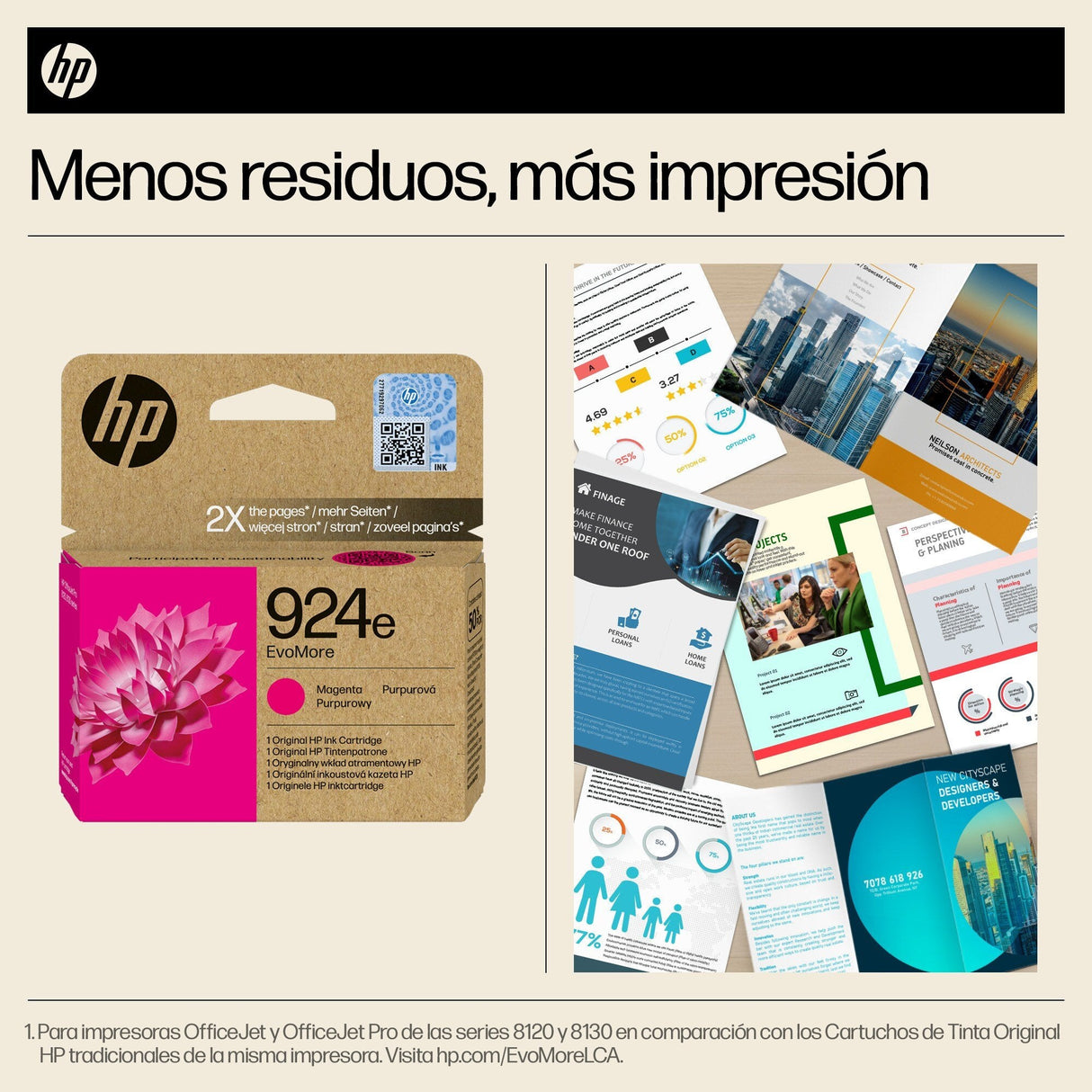 Hp 924e Magenta Cartucho De Tinta Original - 4k0u8ne