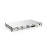 Reyee 24-Port L2+ Managed 10g Switch, 24 Gigabit Rj45 Ports, 4 *10g Sfp+ Slots,19-Inch Rack-Mountab