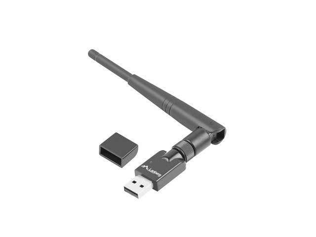 Tarjeta De Red Usb Lanberg N150 Nc-0150-We (Usb 2.0, Wifi Antenna Connector)