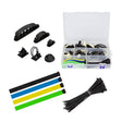 EAN 4052792076059 - LogiLink KAB0084 organizador de cables Universal Clip para cable Multicolor 128 pieza(s) imagen 1
