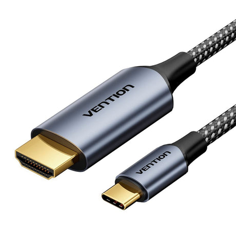 EAN 6922794785601 - Vention CRHHAC adaptador de cable de vídeo 1,8 m USB Tipo C HDMI Gris imagen 1