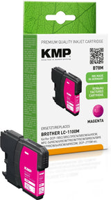 Kmp B78m Tintenpatrone Magenta Kompatibel M. Brother Lc-1100 M