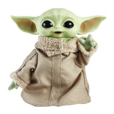 Peluche Electronico Con Bandolera Mattel Star Wars The Mandalorian The Child Baby Yoda 28 Cm
