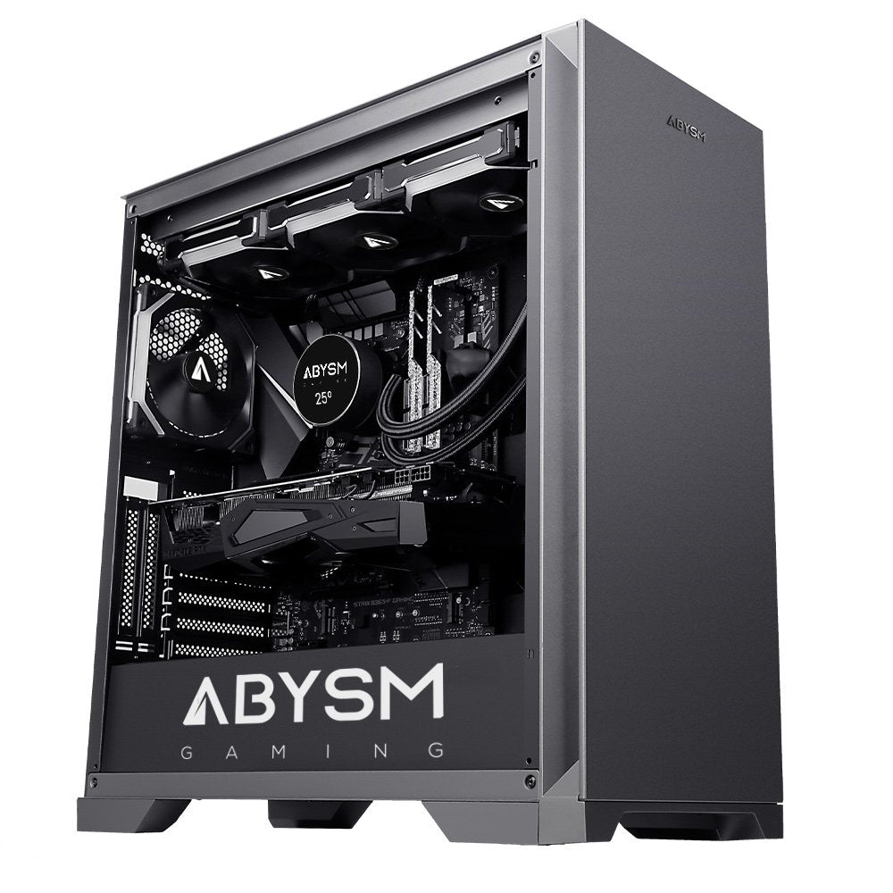 Abysm Gaming Danube Mura Pro Caja Torre Atx, Eatx, Itx, Micro Atx - 3.5" Y 2.5" - Usb-C 3.2, Usb-A 3.2 Y Audio - Soporta Refrigeracion Liquida
