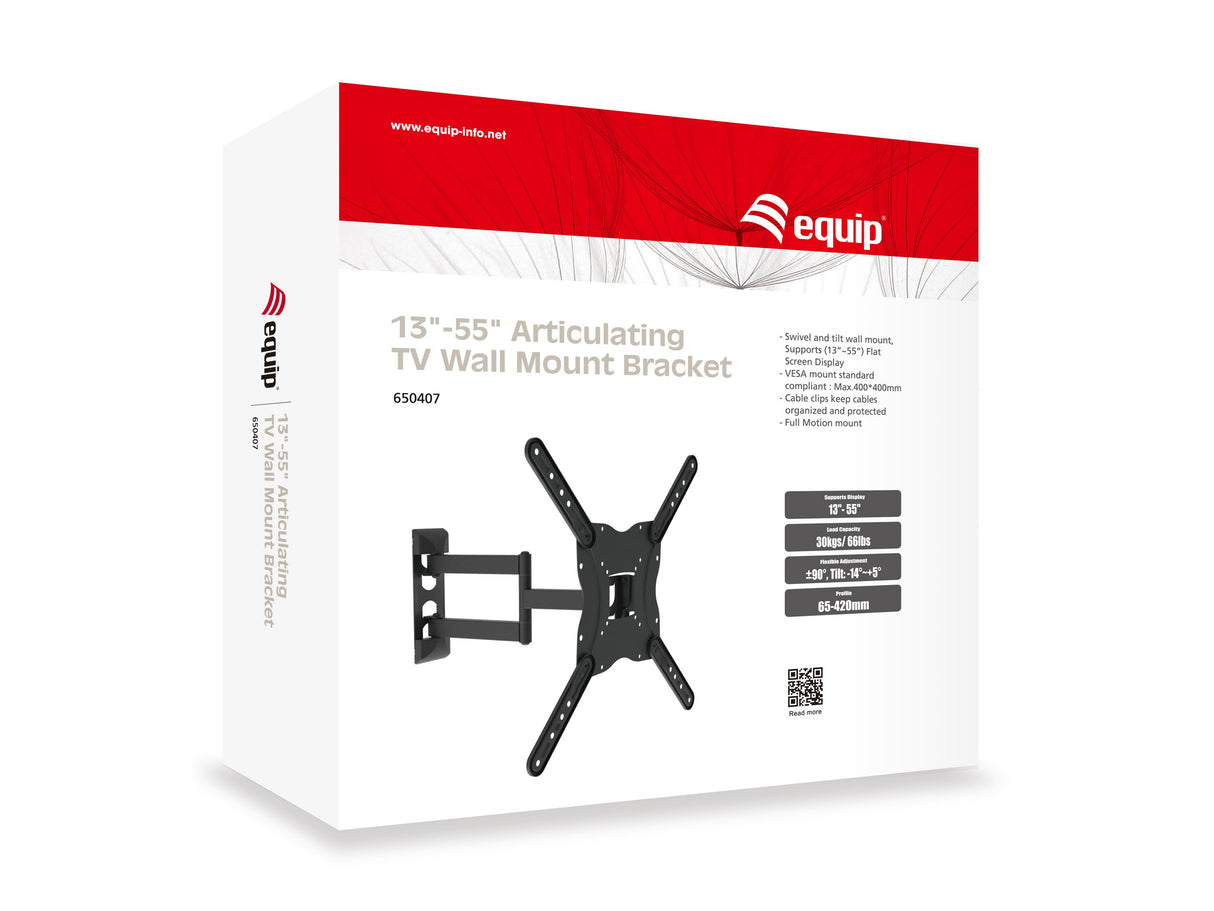 EAN 4015867209202 - Equip 650407 soporte para TV 139,7 cm (55") Negro imagen 3
