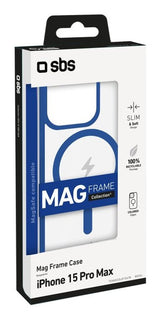 Sbs Magframe Case Iphone 15 Pro Max Blau